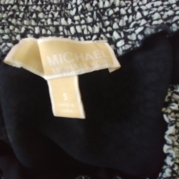 Michael Kors blue and white off the shoulder dress - Picture 3 of 3